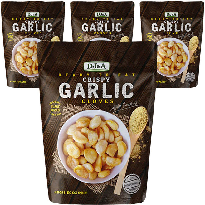 디제이앤에이 크리스피 갈릭 클로브스 스낵, 4개, 45g