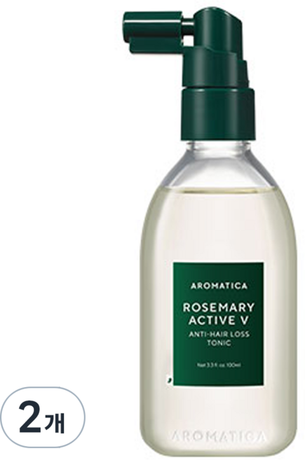 아로마티카 로즈마리 액티브 브이 안티 헤어로스 토닉, 100ml, 2개