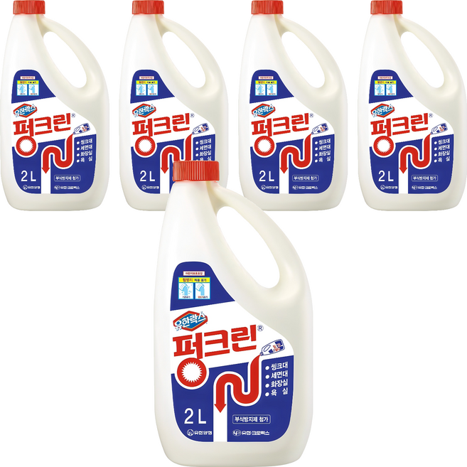 펑크린 배수구세정제, 2L, 5개