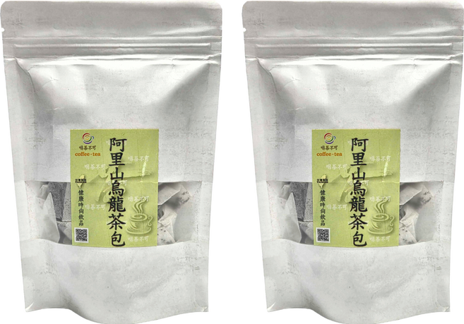 啡茶不可 阿里山烏龍茶, 3g, 20包, 2袋