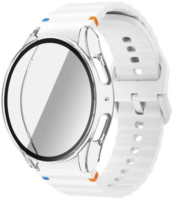 IAMPANDA Galaxy Watch 全包覆矽膠保護殼, 1個, 透明