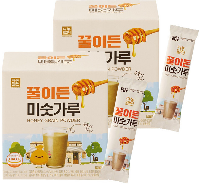 다농원 꿀이든 미숫가루 30p, 2개, 600g