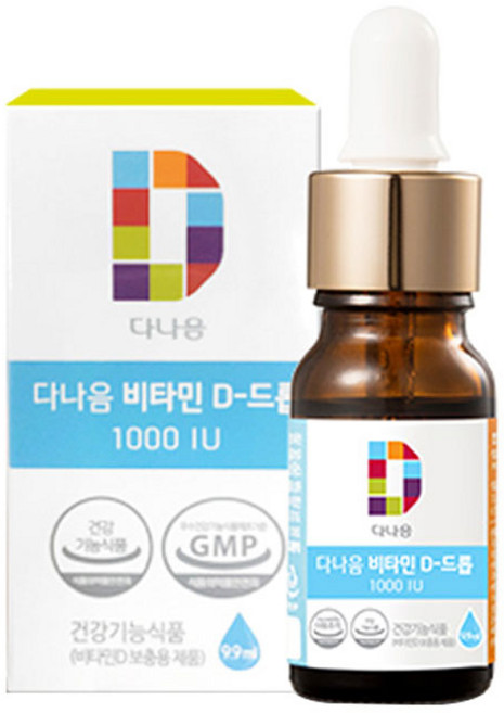 다나음 비타민 D-드롭 1000IU, 9.9ml, 1개