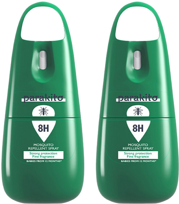 PARA'KITO 帕洛 8H天然植萃長效防蚊噴霧 經典款, 2瓶, 75ml