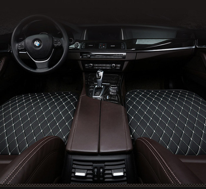 어반카 차량용 3D 앞좌석 시트 방석, 블랙 + 화이트, 2개