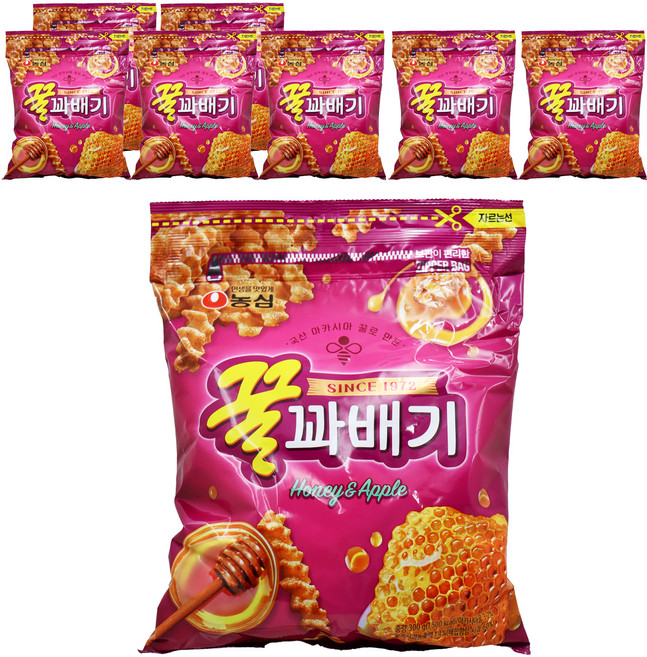꿀꽈배기 농심, 300g, 8개