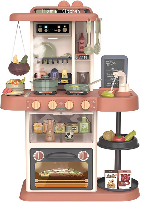 제이원무역 올리블리 소프트 주방놀이, 코랄핑크, 1개