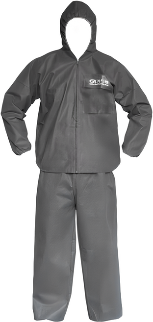 가드맨 PP 투피스 작업복, 회색, 1개