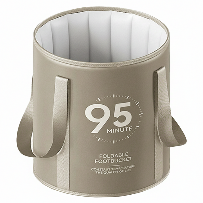 可折疊無蓋泡腳桶, 油墨灰, 1個