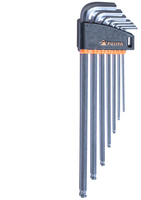 FUJIYA 富士箭 超短球型六角板手組 7入, 1組
