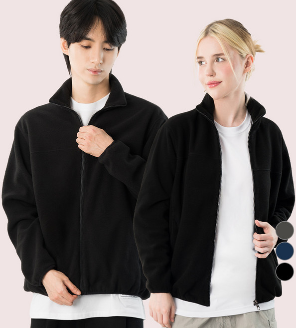 아르메데스 남녀공용 플리스 일자 후리스 집업 자켓 AR-609