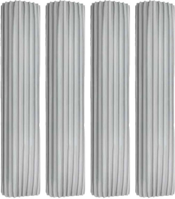 DAILYMAMA 밀대 걸레 PVA 리필용 패드, 4개