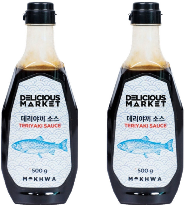 딜리셔스마켓 데리야끼 소스, 2개, 500g