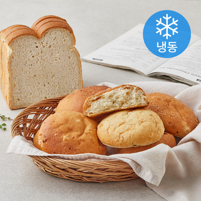 야미요밀 정성가득 채식 야채 쌀모닝빵 225g + 현미 식빵 435g (냉동), 660g, 1개입, 1세트