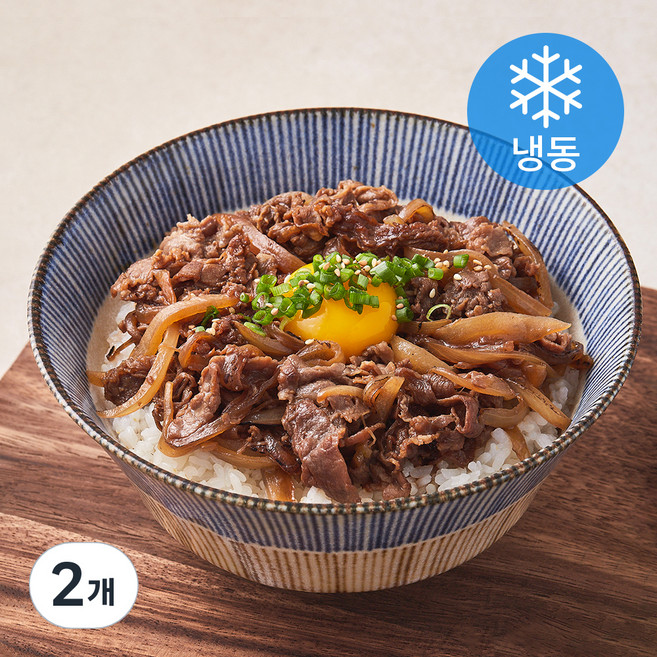 쿡솜씨 소고기 규동 밀키트 (냉동), 260g, 2개