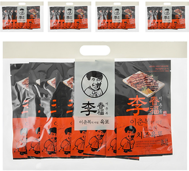 이춘복육포 코주부 치즈육포, 240g, 5개