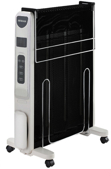 HERAN 禾聯 電膜式電暖器 附毛巾架/鞋架, HMH-12R05 H, 黑色 + 白色