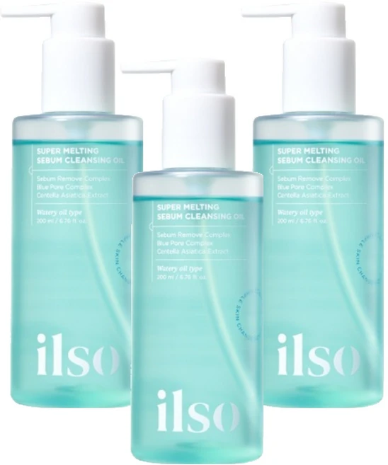 일소 슈퍼 멜팅 세범 클렌징오일, 200ml, 3개 - 쿠팡