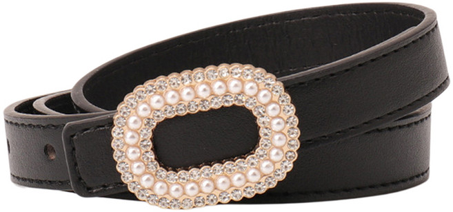 Motherbuti 女款水鑽纖細腰帶