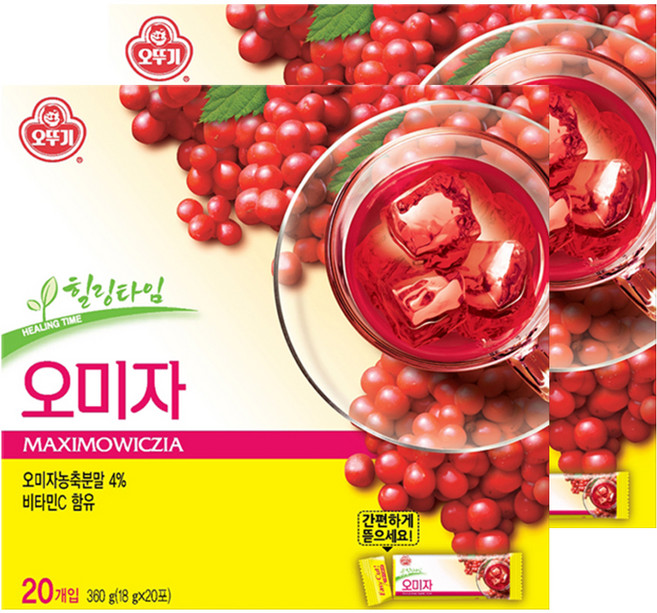 오뚜기 오미자차, 18g, 40개