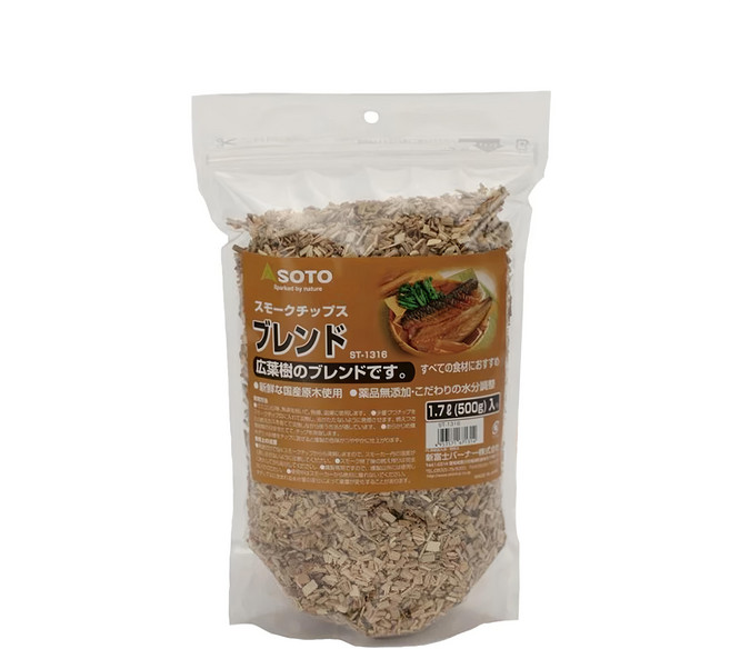 SOTO 經典煙燻木片 ST-1316 大(28.5 x 17 x 9cm), 500g, 1包