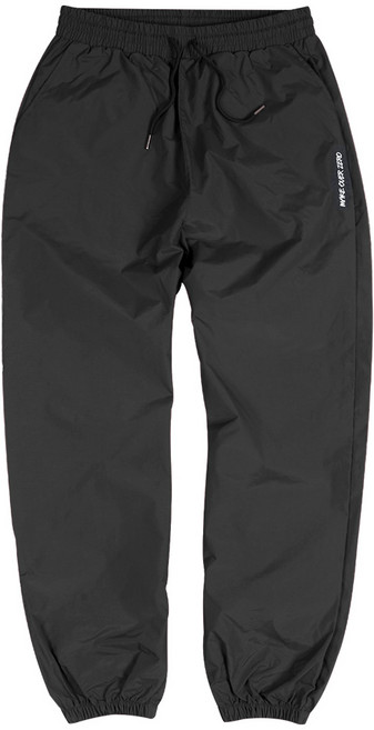 모즈모즈 솔리드 자수 나일론 조거팬츠