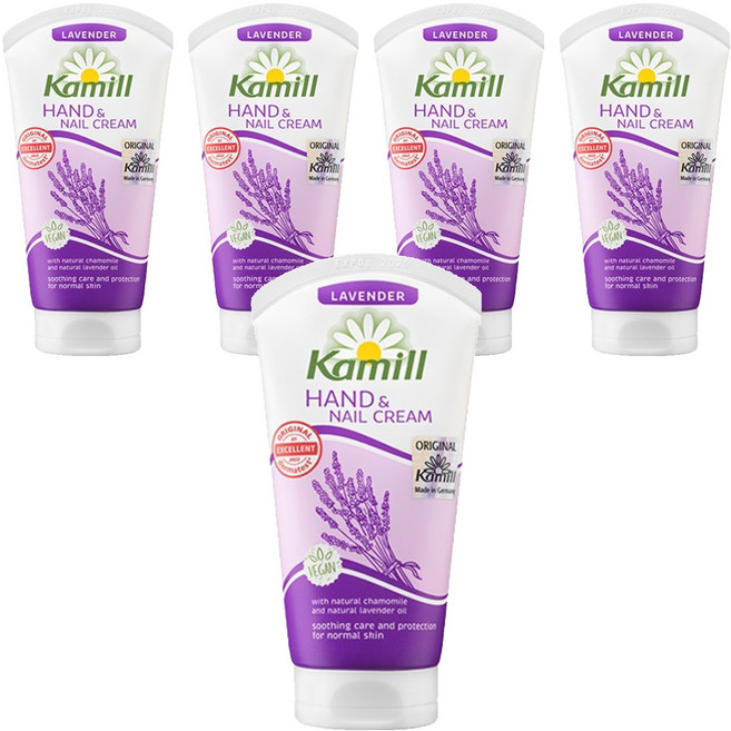 카밀 핸드 앤 네일 크림 라벤더, 75ml, 5개
