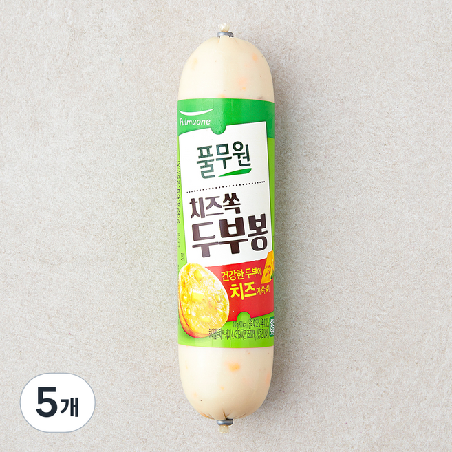 풀무원 치즈쏙 두부봉, 180g, 5개