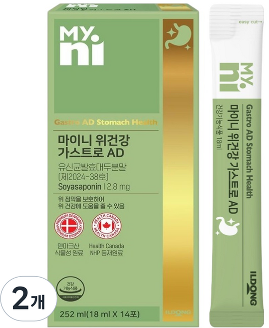 마이니 위건강 가스트로 AD 14p, 2개, 252ml
