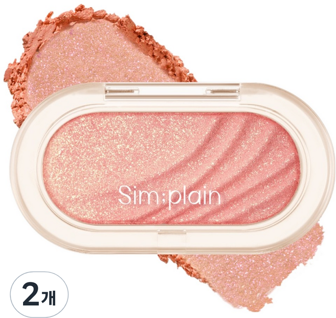 심플레인 글림 온 치크, 07오드피오니, 2개