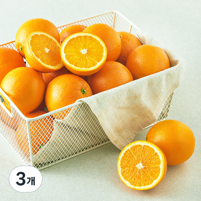 고당도 네이블 오렌지, 4kg(중대과), 3개