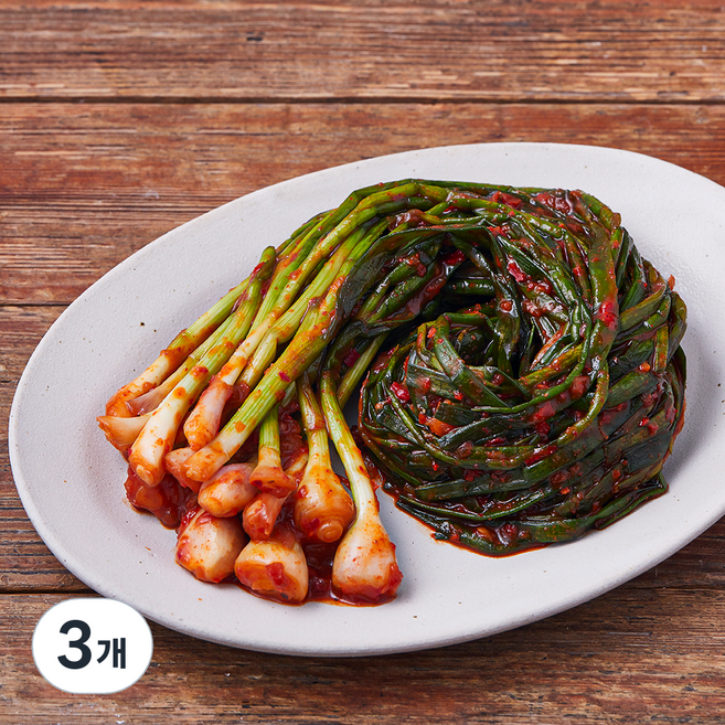 모산김치 갓담근 파김치, 300g, 3개