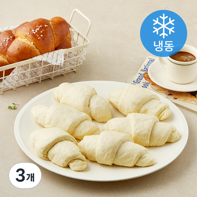 삼립 얌 바로생지 소금빵 (냉동), 80g, 3개, 10개입