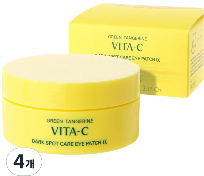 구달 청귤 비타C 잡티케어 아이패치 알파, 60개입, 4개