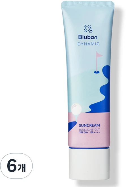 블루반 다이나믹 선크림 SPF50+ PA++++, 50ml, 6개 - 쿠팡