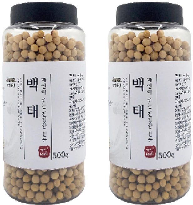 건강곡간 국내산 백태, 2개, 500g