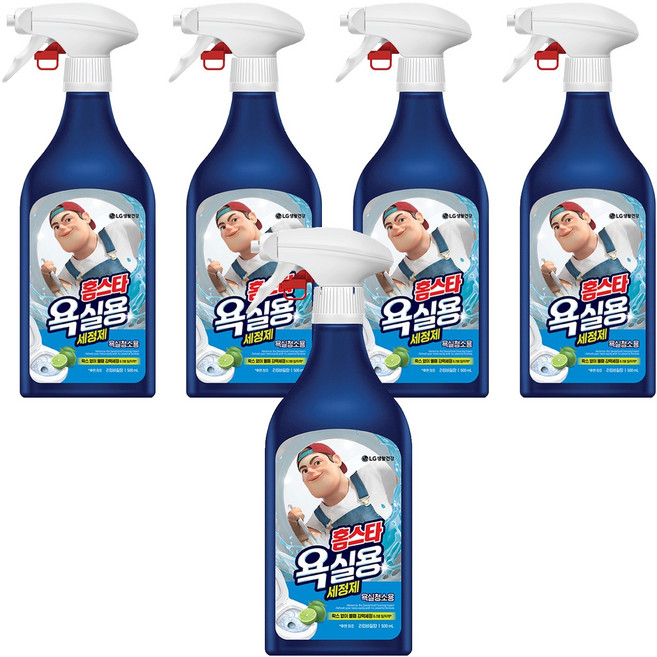홈스타 욕실청소용 세정제, 500ml, 5개