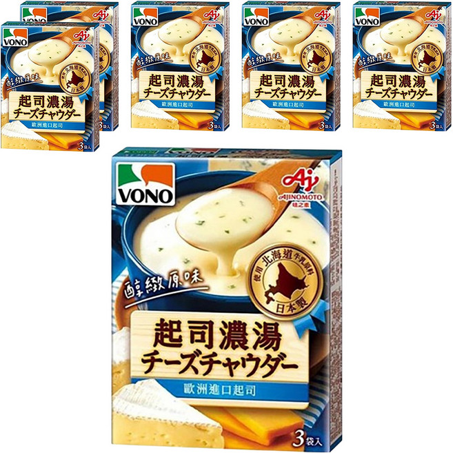 VONO 醇緻原味 起司濃湯, 54g, 6盒