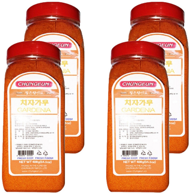 청은 치자가루, 400g, 4개