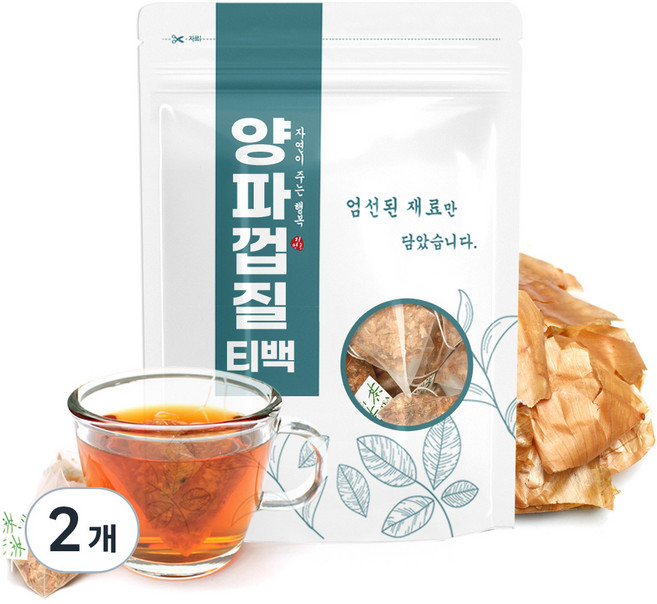 자연초 티백 건조 양파 껍질차, 800mg, 50개입, 2개