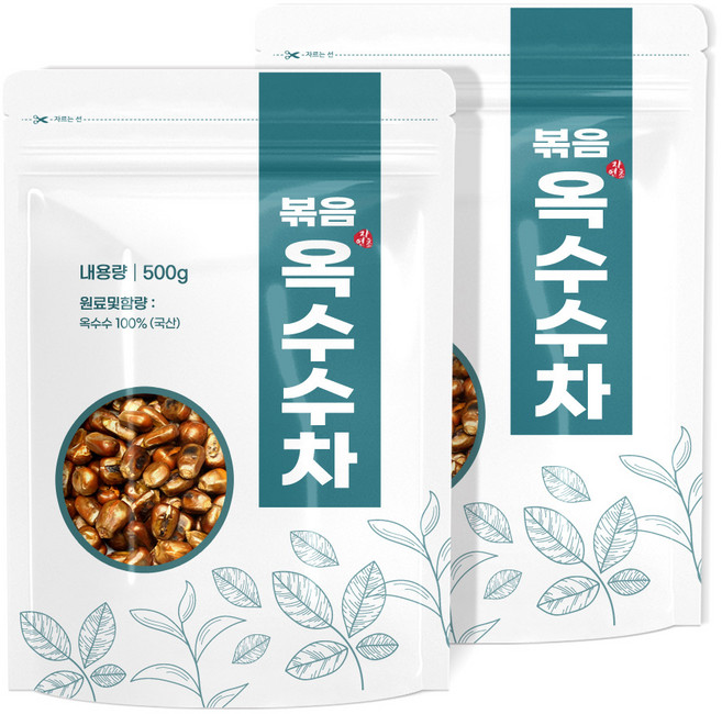 볶음 옥수수차, 500g, 1개입, 2개