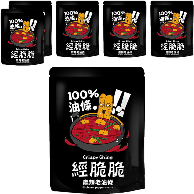 Crispy Ching 經脆脆 老油條麻辣, 50g, 6包