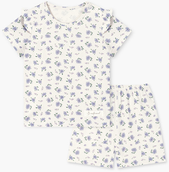 유니프랜드 아동용 뮤즈 오가닉 5부내의 세트