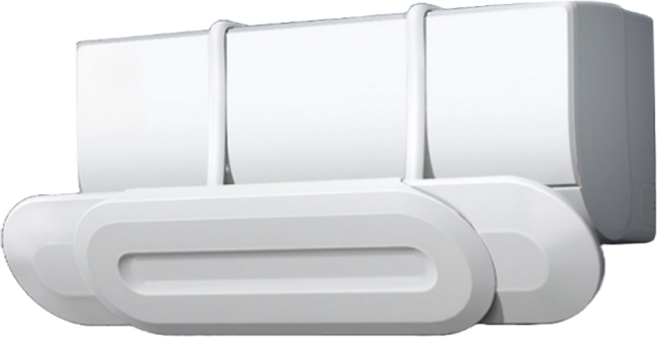 특별한상점 펀치프리 벽걸이 에어컨 바람막이 퓨어 화이트, 1개