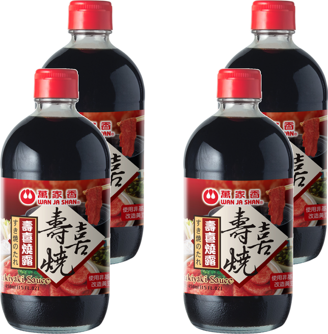 萬家香 壽喜燒露, 450ml, 4瓶