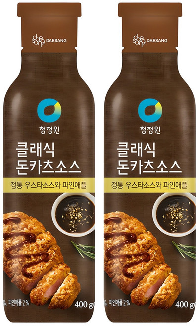 청정원 클래식 돈카츠 소스, 400g, 2개