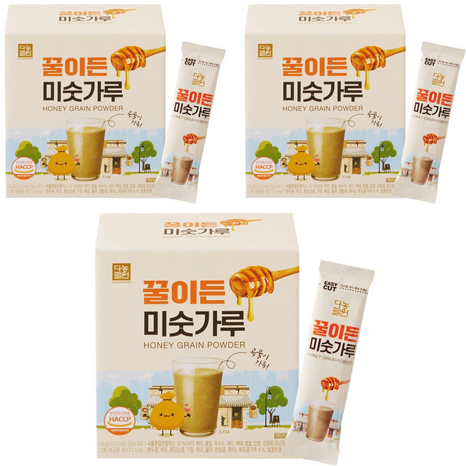 다농원 꿀이든 미숫가루 30p, 3개, 600g