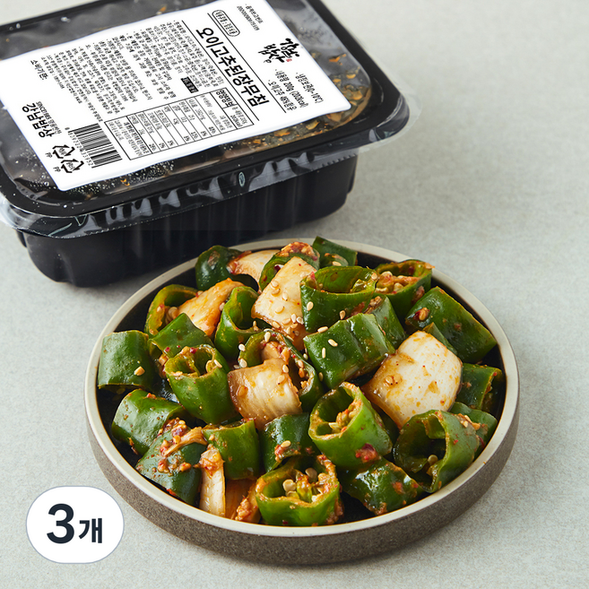 강남밥상 오이고추된장무침, 200g, 3개