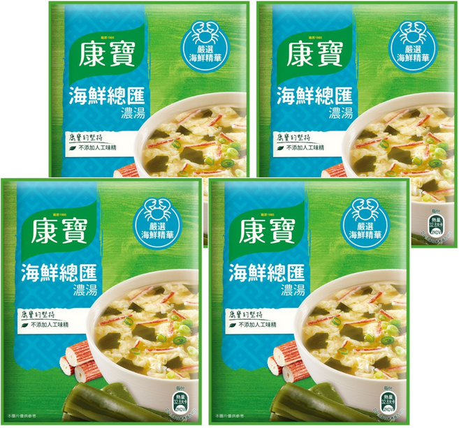 Knorr 康寶 自然原味 海鮮總匯, 38.3g, 4包
