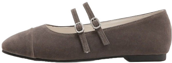 MAC MOC 紅寶石雙帶瑪莉珍平底鞋 1cm